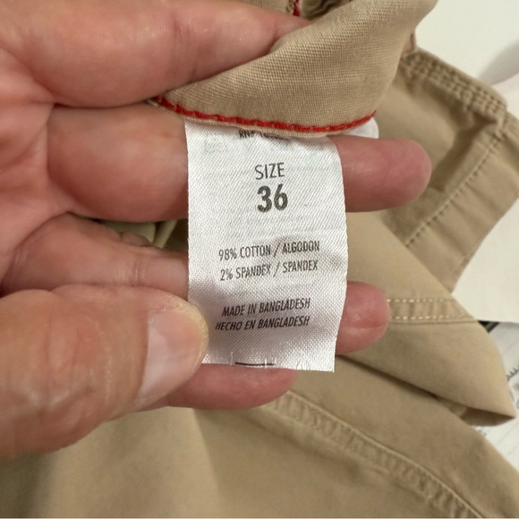 Eddie Bauer Tan Flat Front Shorts Classic Style - Picture 7 of 8
